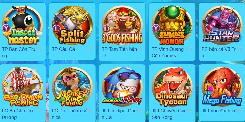 Kho game bắn cá tuyệt hảo để trải nghiệm