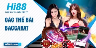 các thế bài baccarat hay